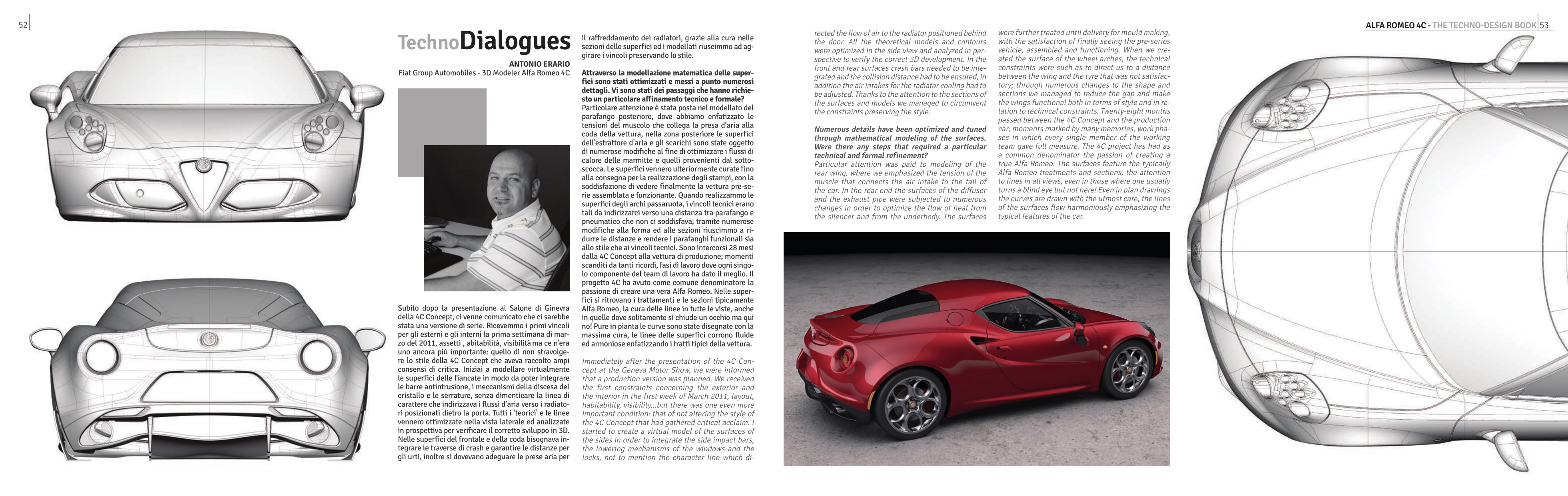 2015 Alfa Romeo 4C Technical Brochure Page 4